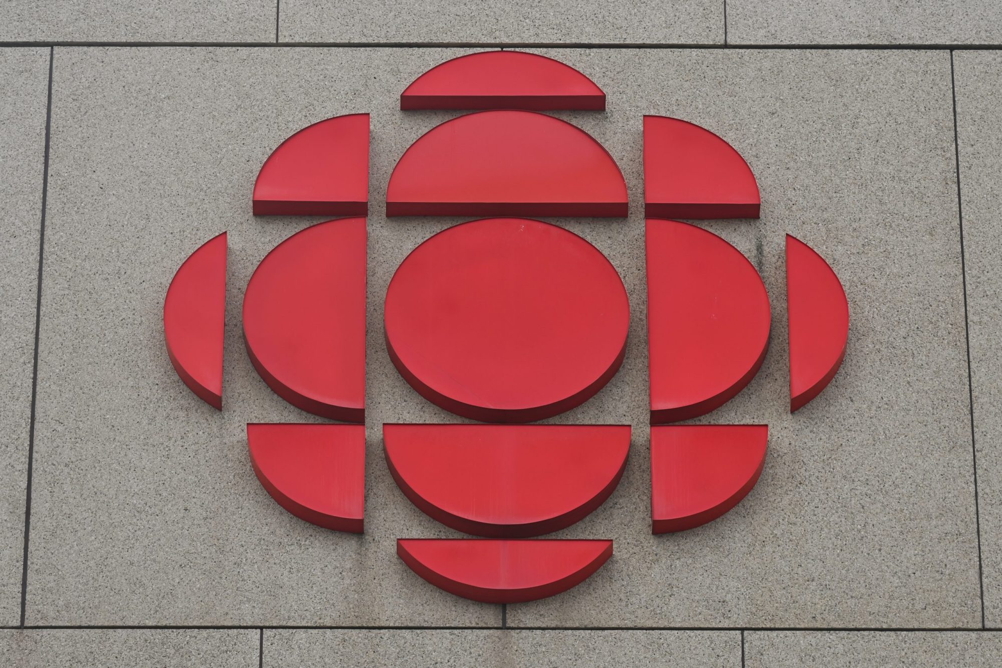 Logo of the Canadian Broadcasting Corporation. Photo by Artur Widak/NurPhoto via Getty Images