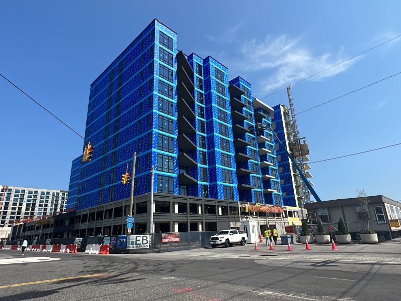 The Superblock development on East Broadway in Long Beach, New York on July 12, 2023. Photo by Howard Schnapp/Newsday RM via Getty Images